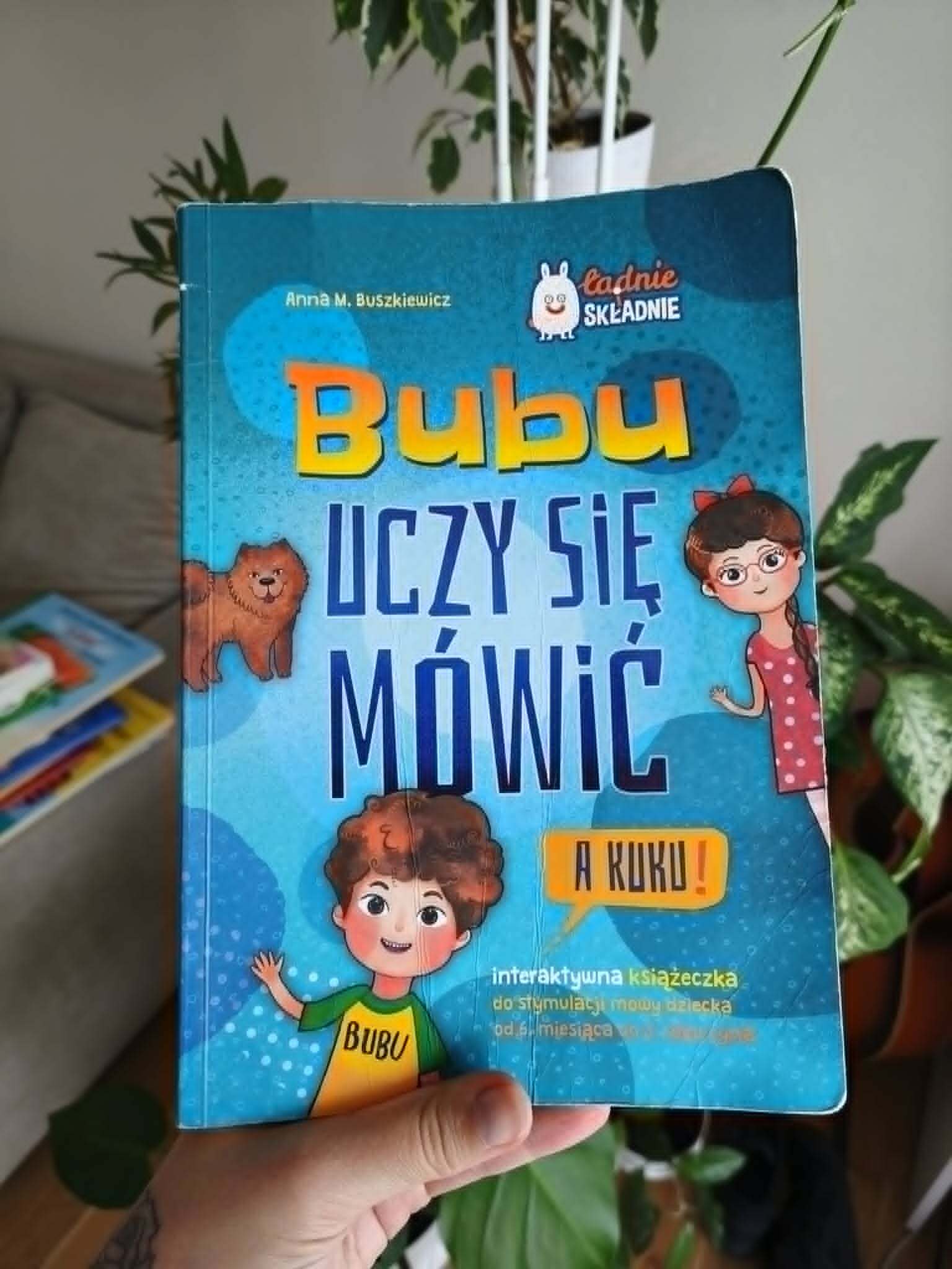 Bubu uczy się mówić — książka logopedyczna dla 2-latka
