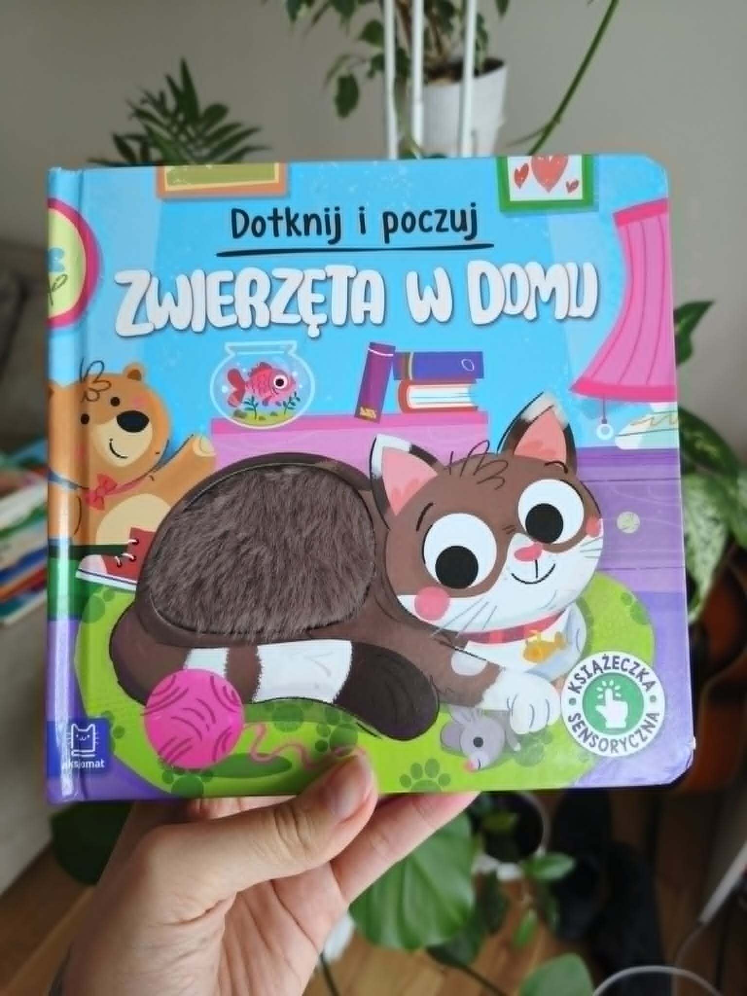 Zwierzęta w domu — książka edukacyjna dla 2-latka